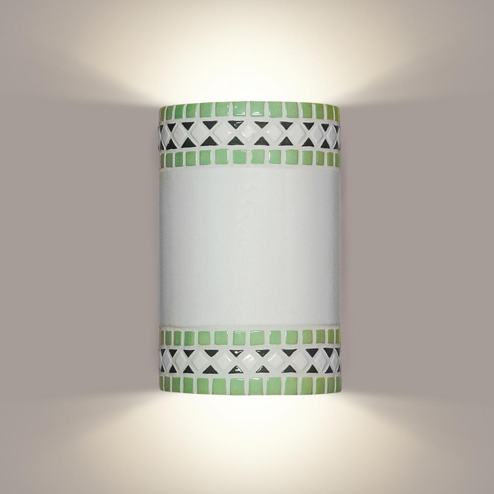 Borders Wall Sconce Mint Green