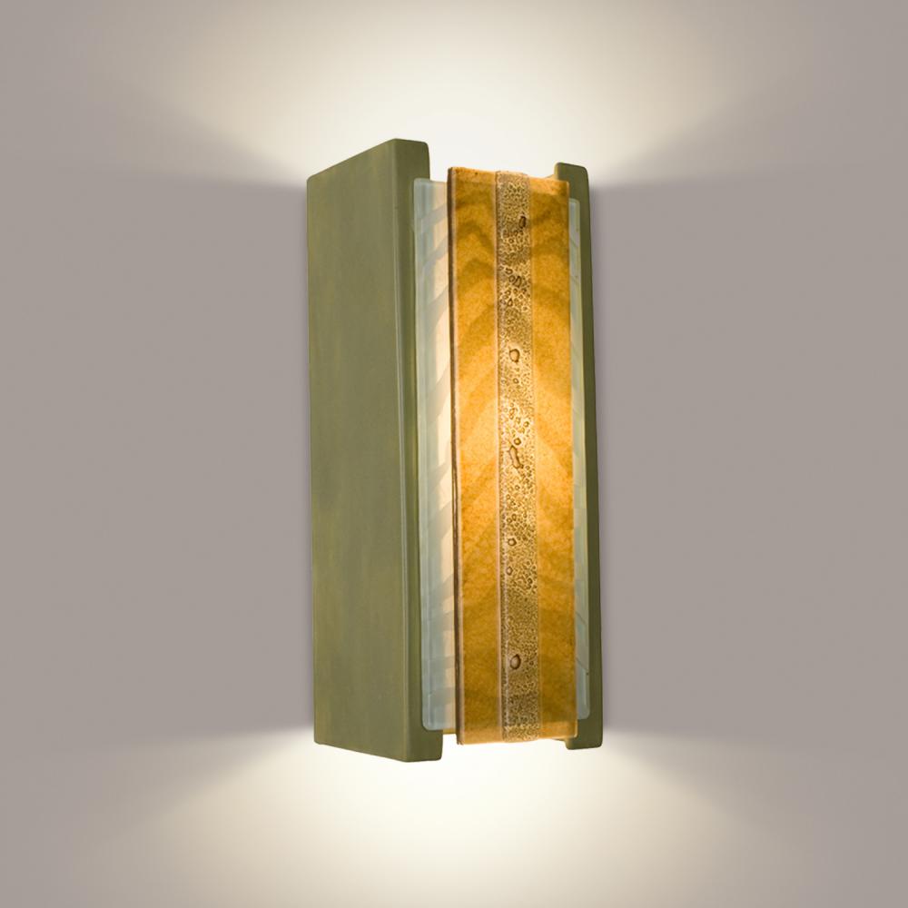 Safari Wall Sconce Sagebrush and Albino Caramel