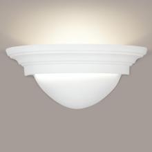 A-19 110-A31-2LEDE26 - Great Majorca Wall Sconce: Satin White with LED bulbs included