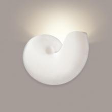 A-19 1103-1LEDE26 - Nautilus Wall Sconce: Bisque with LED bulb included