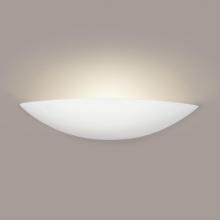 A-19 1200-2LEDE26-WC - Maui Wall Sconce: White Crackle (E26 Base Dimmable LED (Bulb included))