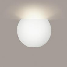 A-19 1601-1LEDE26-A31 - Bonaire Wall Sconce: Satin White (E26 Base Dimmable LED (Bulb included))