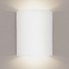 A-19 222-WETST-2LEDE26-MB2 - Great Tilos Wall Sconce: Zinc White Marble (Wet Sealed Top, E26 Base LED (Bulb included))