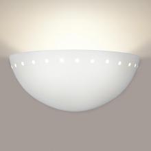 A-19 311D-A31-2LEDE26 - Great Cyprus Downlight Wall Sconce: Satin White with LED bulbs included