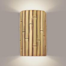 A-19 N20301-NA - Bamboo Wall Sconce Natural