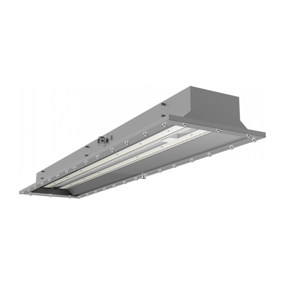 HAZARDOUS LOCATION 1X4 40W 5000K PENDANT CEILING MOUNT W/MVS SENSOR GRAY