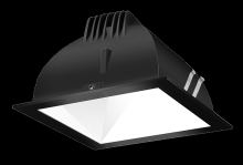 RAB Lighting NDLED6SD-80NHC-W-B - RECESSED DOWNLIGHTS 20 LUMENS NDLED6SD 6 INCH SQUARE UNIVERSAL DIMMING 80 DEGREE BEAM SPREAD 4000K