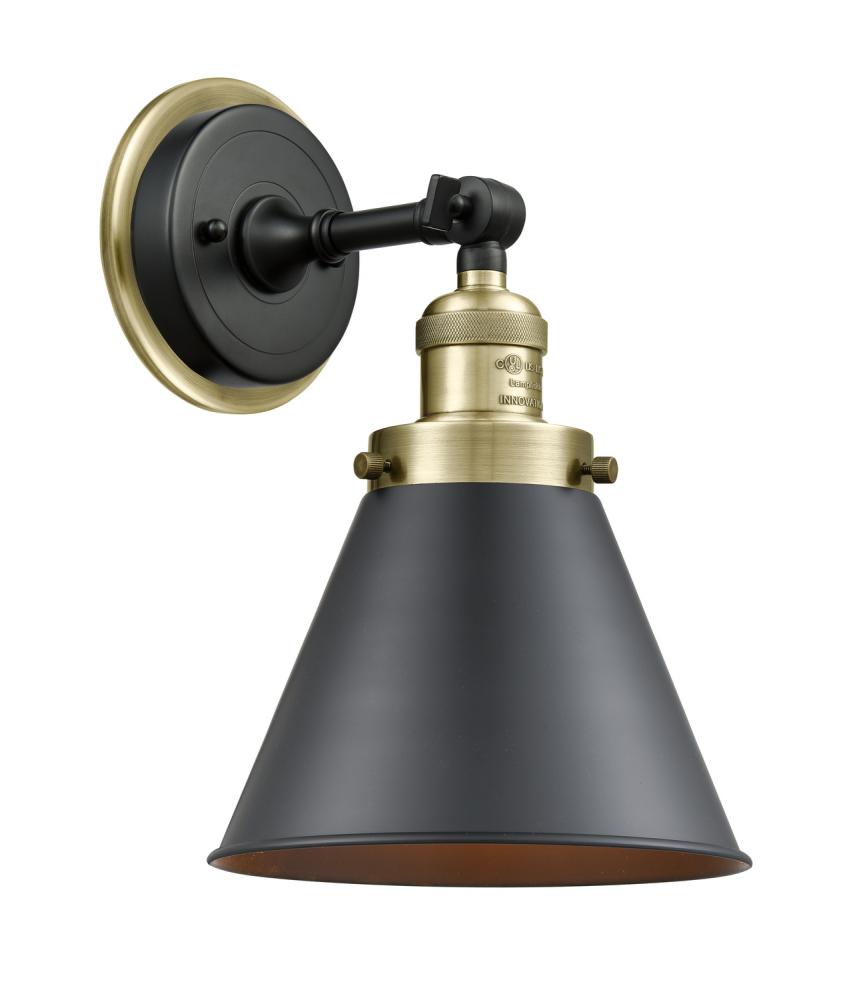 Appalachian - 1 Light - 8 inch - Black Antique Brass - Sconce