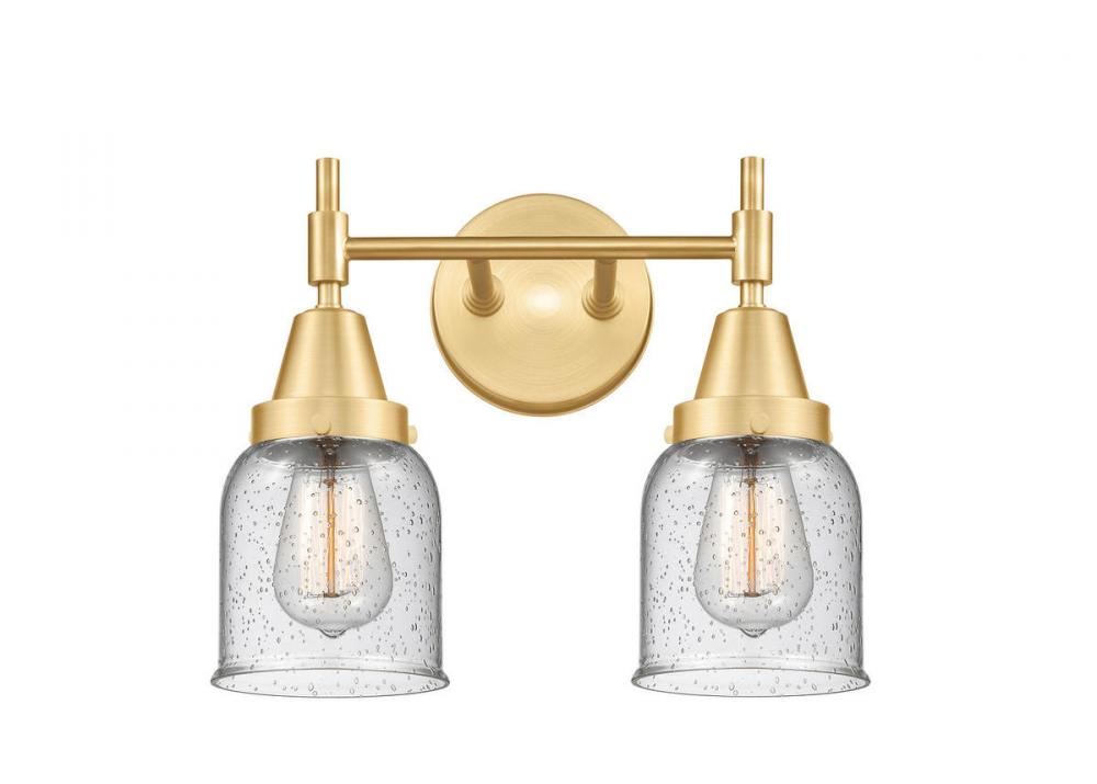 Caden - 2 Light - 14 inch - Satin Gold - Bath Vanity Light