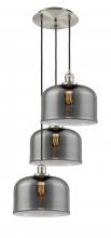 Innovations Lighting 113F-3P-SN-G73-L - Cone - 3 Light - 18 inch - Brushed Satin Nickel - Cord hung - Multi Pendant