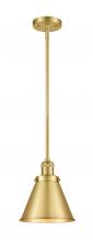 Innovations Lighting 201S-SG-M13-SG-LED - Appalachian - 1 Light - 8 inch - Satin Gold - Stem Hung - Mini Pendant