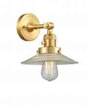 Innovations Lighting 203SW-SG-G2 - Halophane - 1 Light - 9 inch - Satin Gold - Sconce