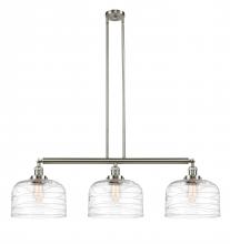 Innovations Lighting 213-SN-G713-L-LED - Bell - 3 Light - 42 inch - Brushed Satin Nickel - Stem Hung - Island Light