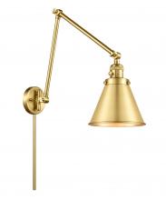 Innovations Lighting 238-SG-M13-SG-LED - Appalachian - 1 Light - 8 inch - Satin Gold - Swing Arm