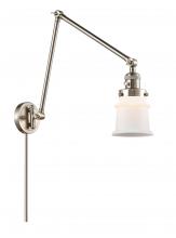 Innovations Lighting 238-SN-G181S - Canton - 1 Light - 8 inch - Brushed Satin Nickel - Swing Arm