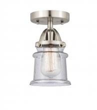 Innovations Lighting 288-1C-SN-G184S-LED - Canton - 1 Light - 5 inch - Brushed Satin Nickel - Semi-Flush Mount