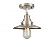 Innovations Lighting 447-1C-SN-M2 - Railroad - 1 Light - 8 inch - Brushed Satin Nickel - Flush Mount