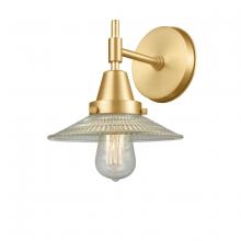 Innovations Lighting 447-1W-SG-G2-LED - Halophane - 1 Light - 9 inch - Satin Gold - Sconce