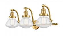 Innovations Lighting 515-3W-SG-G324-LED - Olean - 3 Light - 29 inch - Satin Gold - Bath Vanity Light