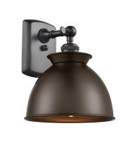 Innovations Lighting 516-1W-OB-M14-OB-LED - Adirondack - 1 Light - 8 inch - Oil Rubbed Bronze - Sconce