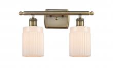 Innovations Lighting 516-2W-AB-G341 - Hadley - 2 Light - 15 inch - Antique Brass - Bath Vanity Light