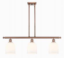 Innovations Lighting 516-3I-AC-G558-6GWH - Bella - 3 Light - 36 inch - Antique Copper - Cord hung - Island Light