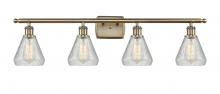 Innovations Lighting 516-4W-AB-G275-LED - Conesus - 4 Light - 36 inch - Antique Brass - Bath Vanity Light