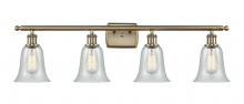 Innovations Lighting 516-4W-AB-G2812 - Hanover - 4 Light - 36 inch - Antique Brass - Bath Vanity Light