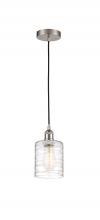 Innovations Lighting 616-1P-SN-G1113 - Cobbleskill - 1 Light - 5 inch - Brushed Satin Nickel - Cord hung - Mini Pendant