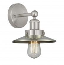 Innovations Lighting 616-1W-SN-M2-SN - Railroad - 1 Light - 8 inch - Brushed Satin Nickel - Sconce