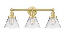 Innovations Lighting 616-3W-SG-G42 - Cone - 3 Light - 26 inch - Satin Gold - Bath Vanity Light