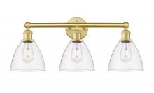 Innovations Lighting 616-3W-SG-GBD-752 - Bristol - 3 Light - 26 inch - Satin Gold - Bath Vanity Light