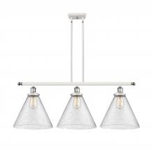 Innovations Lighting 916-3I-WPC-G44-L-LED - Cone - 3 Light - 36 inch - White Polished Chrome - Stem Hung - Island Light