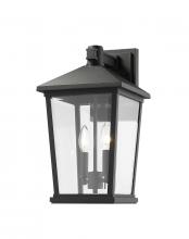 Z-Lite 568B-BK - 2 Light Outdoor Wall Light