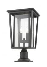 Z-Lite 571PHBR-533PM-ORB - 2 Light Outdoor Pier Mounted Fixture