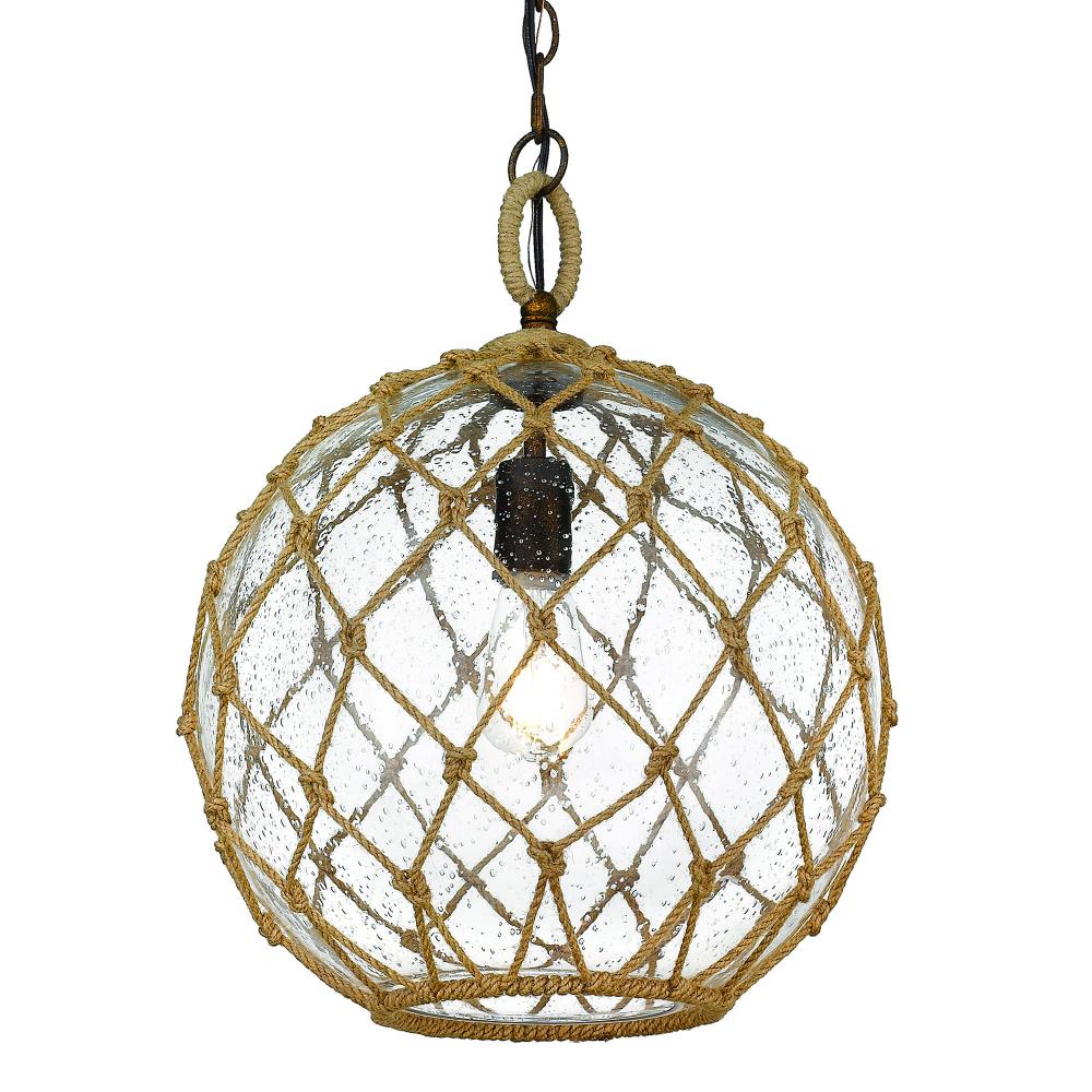 Haddoc Medium Pendant in Burnished Chestnut