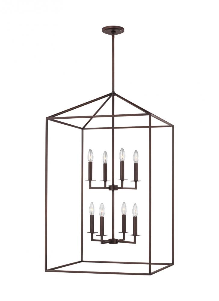 Perryton transitional 8-light LED indoor dimmable extra large ceiling pendant hanging chandelier lig