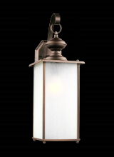 Generation Lighting 84670EN3-71 - Jamestowne transitional 1-light LED extra large outdoor exterior wall lantern in antique bronze fini