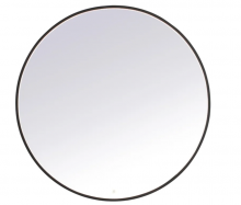  MRE6048BK - Pier 48 Inch LED Mirror with Adjustable Color Temperature 3000k/4200k/6400k in Black