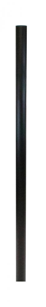 10' ALUM POST 2.95 X .050 X 120" BLACK W/NO CROSSARM