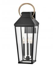 Hinkley 17505BK - Large Wall Mount Lantern