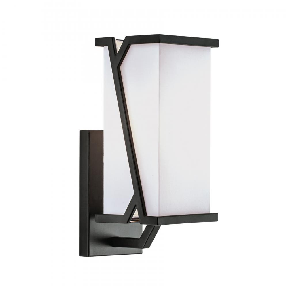 Moiselle 12'' High 1-Light Sconce - Matte Black