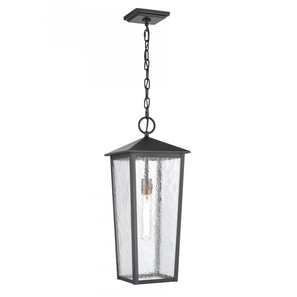 Marquis 22'' High 1-Light Outdoor Hanging Light - Matte Black