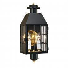 ELK Home 1093-BL-CL - American Heritage 21.75'' High 2-Light Outdoor Sconce - Black