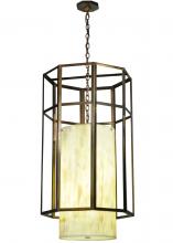 Meyda Blue 172855 - 23" Wide Cilindro Caged Pendant