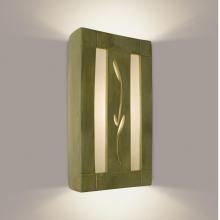 A-19 RE111-SG-WF - Spring Wall Sconce Sagebrush and White Frost